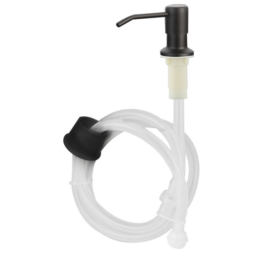 304 stainless steel kitchen sink soap dispenser extension tube detergent press pump head liquid head extender