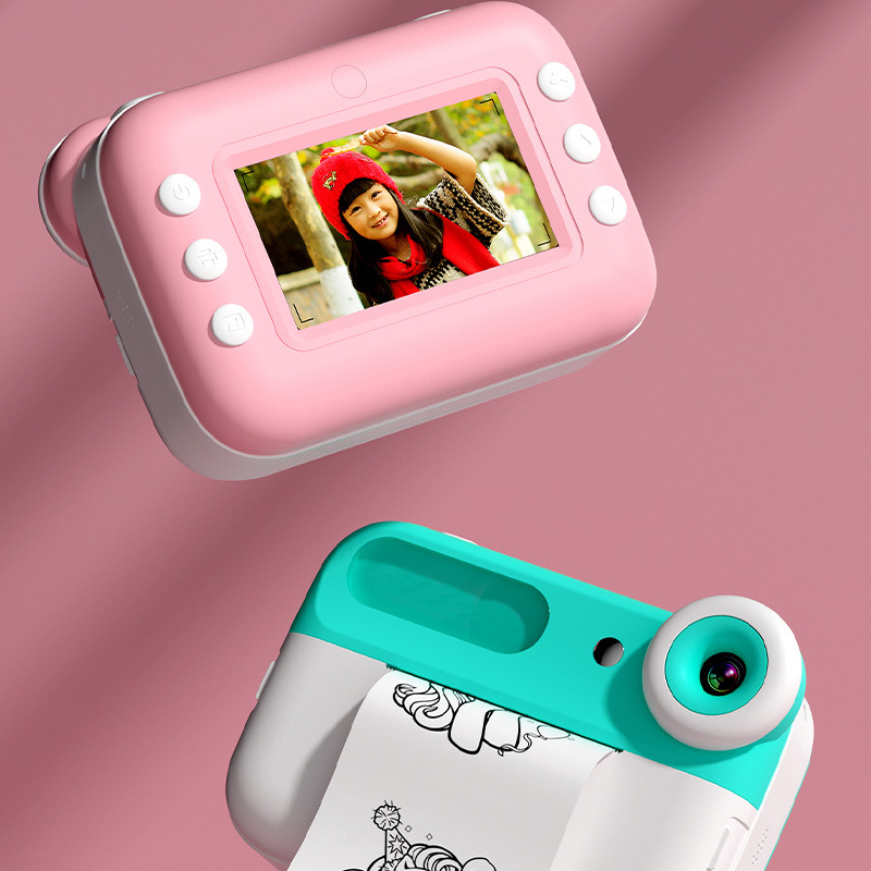 Q7 cámara de impresión de pantalla táctil HD pantalla grande 3.0 pulgadas cámara digital para niños linda mini Polaroid