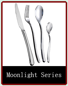 Moonlight Series supply stainless steel silverware sets flatware factory