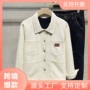 长袖翻领美式秋季夹克
