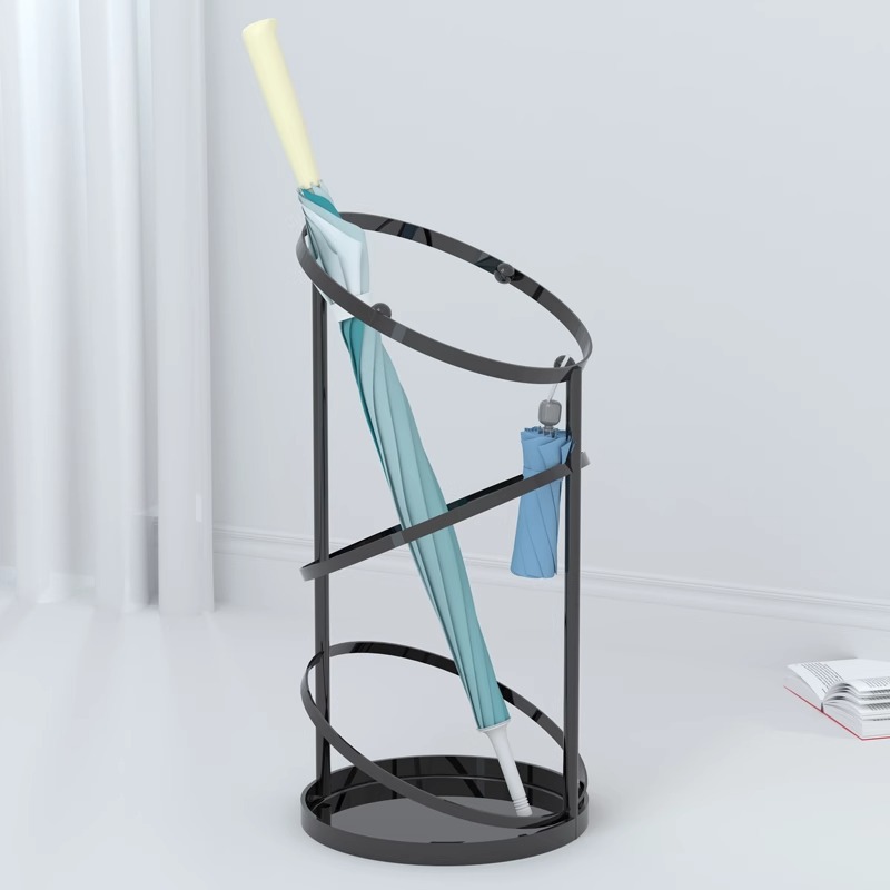 Estante de almacenamiento de paraguas Estante de paraguas para el vestíbulo del hotel en casa Estante de paraguas de gran capacidad en el aula de entrada comercial