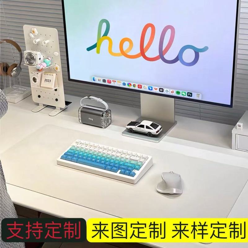 特大マウスパッド カスタム オフィス 無地 学生デスクパッド 汚れにくい キーボード滑り止めパッド レザー 防水 耐摩耗|undefined