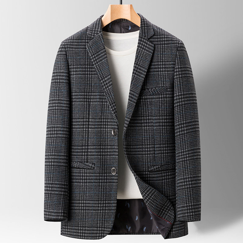 cross-border-source-light-business-fine-grid-casual-suit-for-mens-spring-and-autumn-new-style-youth-slim-fit-two-button-small-suit cross-border-source-light-business-fine-grid-casual-suit-for-mens-spring-and-autumn-new-style-youth-slim-fit-two-button-small-suit