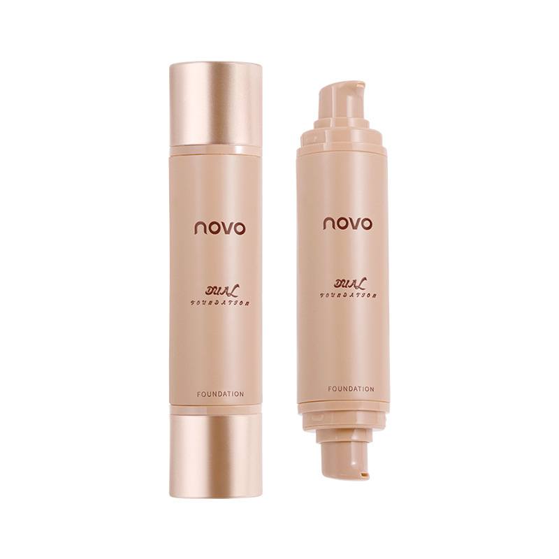 NOVO6136 Essence Penetrating&Moisturizing Optical Soft Focus Flüssige Foundation mit Doppeleffekt, leichtes transparentes Make-up,_voghion.com
