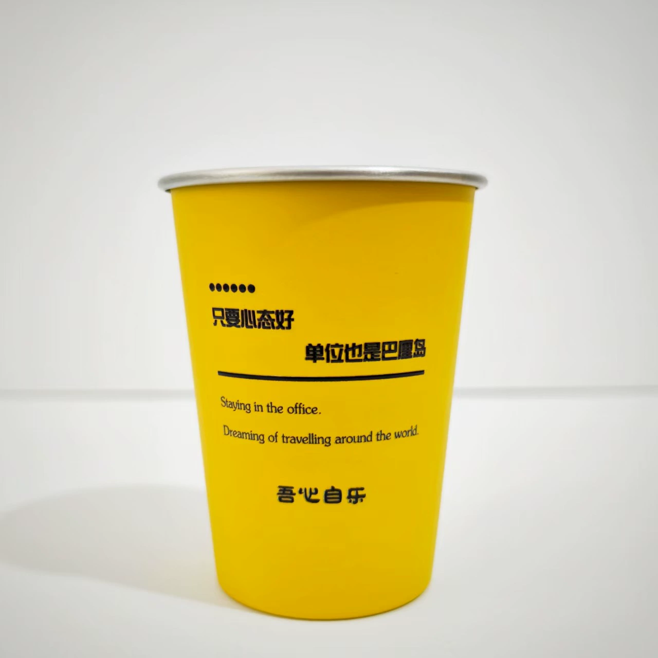 Популярная мультяшная походная кружка, однослойная яркая с рисунком, 304 нержавеющая сталь, стильная «cola» кружка-кубок