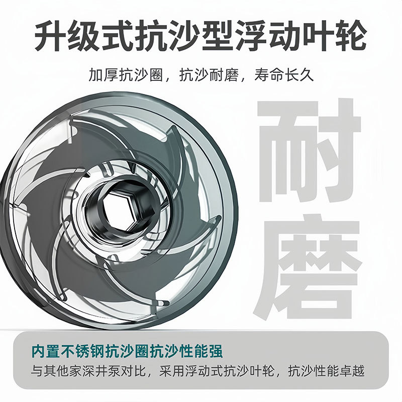 Bomba sumergible de pozo profundo de acero inoxidable