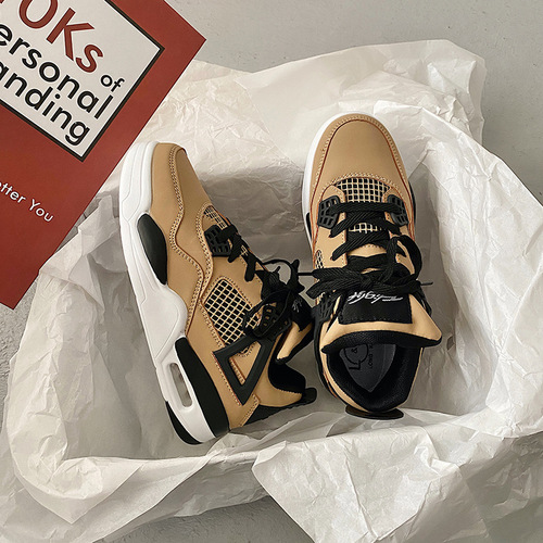  spring ins style versatile air cushion sneakers for male and female students couples street shooting lightweight basketball running shoes