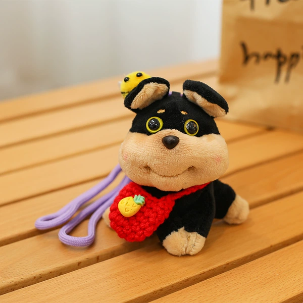 Bee dog red shoulder bag
