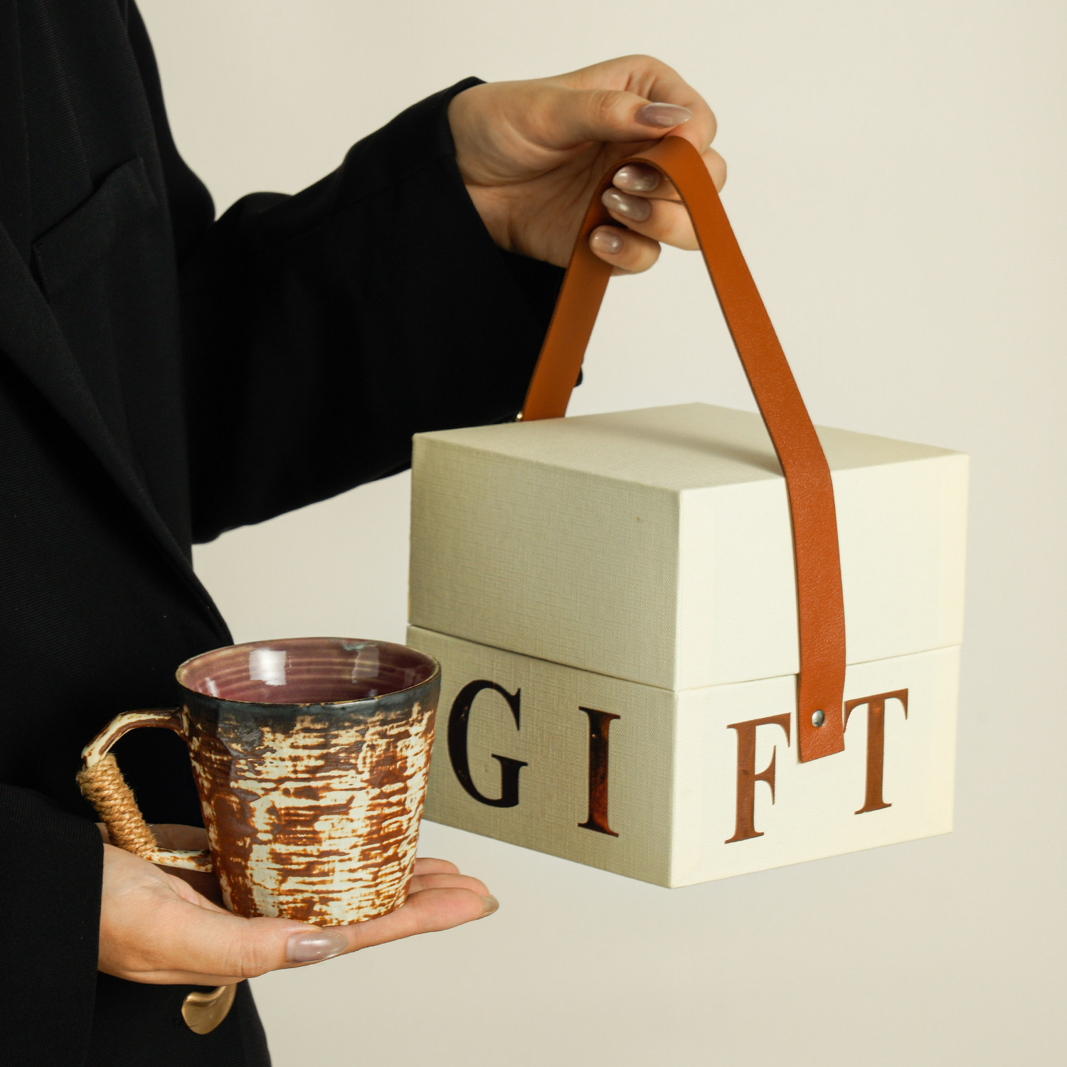 Taza de café nicho diseño de horno de cerámica gruesa cambió taza de marca doméstica taza de té de la tarde taza de latte taza de agua de oficina hombre