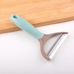 Cross-border direct supply stainless steel peeler set of three new detachable melon peeler shredder peeler