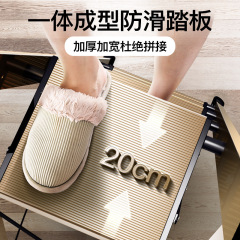 Gemeiju ladder household herringbone ladder multifunctional folding ladder telescopic staircase thickened aluminum alloy household ladder