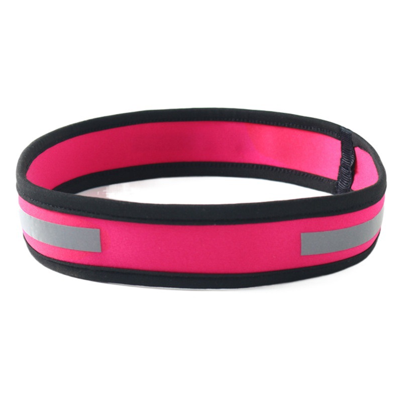 Outdoor Sports Headband, Cycling Reflective Safety Headband, Yoga Basketball Mountaineering Sweatband, Luminous Sweat-Absorbing Running Headband