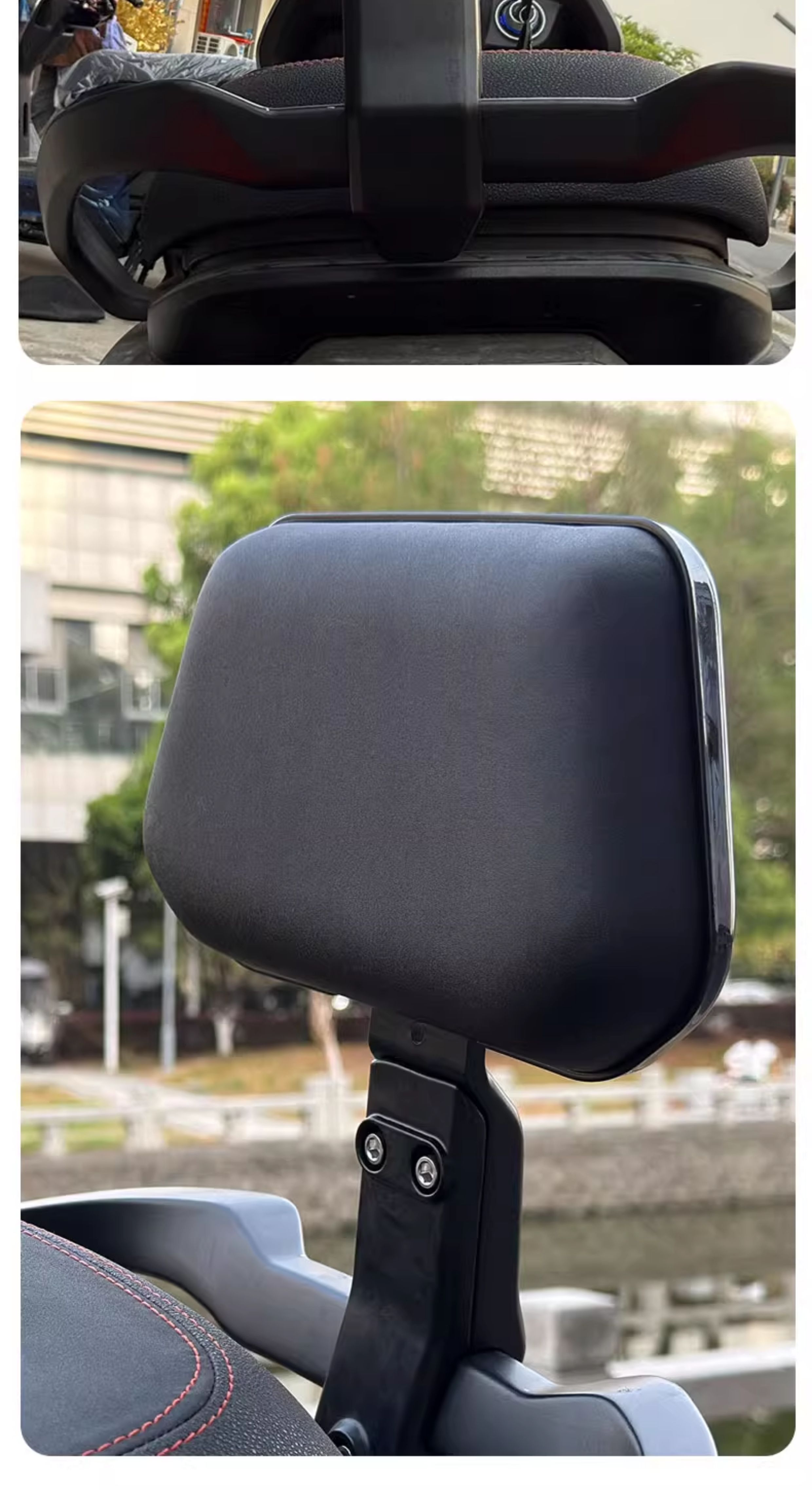 Suitable for the rear backrest of the Jihua EZ4/EZ3i/AE4MY25/SE/AE4i/pro/AE5i/pro electric vehicles