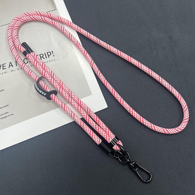 7MM thick rope mobile phone lanyard crossbody adjustable halter strong durable high-end camera strap rope mobile phone lanyard 7MM thick rope mobile phone lanyard crossbody adjustable halter strong durable high-end camera strap rope mobile phone lanyard