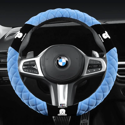 Car Steering Wheel Cover – Steering wheel cover - blue-round-38cm