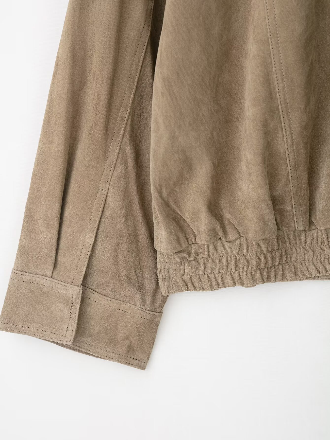 Warm Suede‑Texture Leather Coat for Women – Light 1.22 kg, Mid‑Calf Length, Black or Camel, Tailored Fit – Shopdecimals 4 O1CN01zNhyqV1INY1Dt5zET !!2218754140881 0 cib