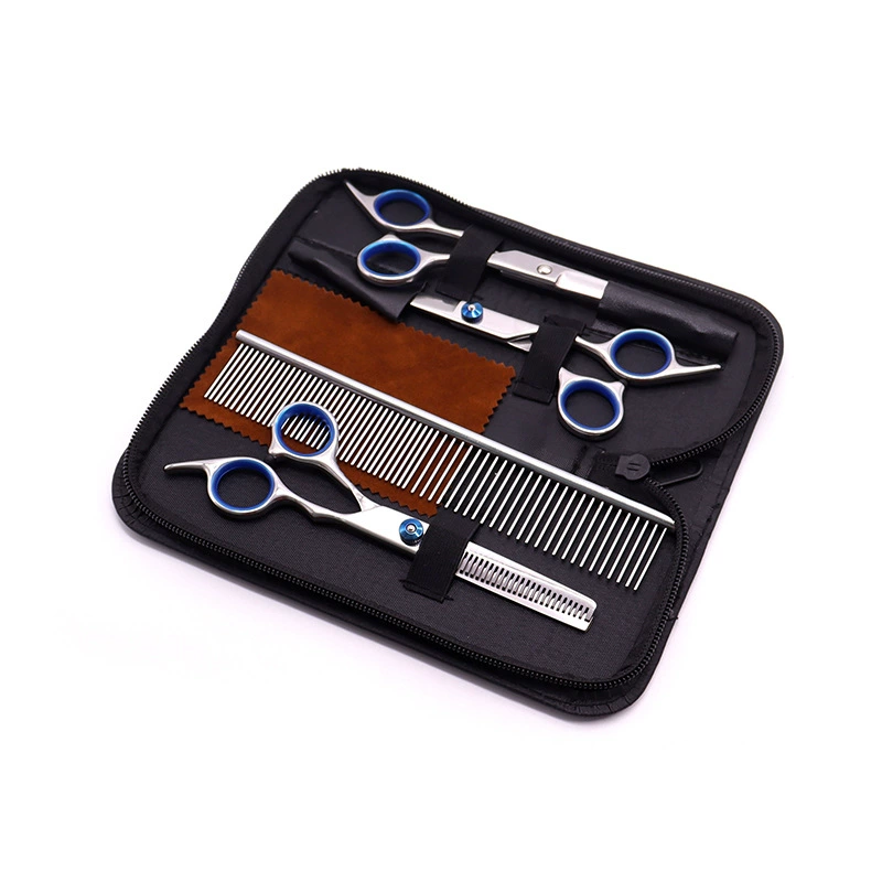 Набор ножниц для ухода за домашними животными Обрезка волос собаки красоты из нержавеющей стали