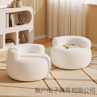 Sofa Stool for Home Use, Cream-Style Small Stool, Living Room Coffee Table Ottoman, Pumpkin Low Bench, Shoe-Changing Stool for the Entrance
