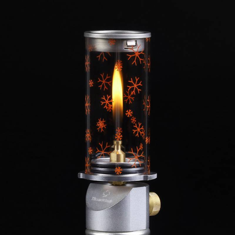 실버 스트레이트 오렌지 눈송이 가스 램프 TW2004