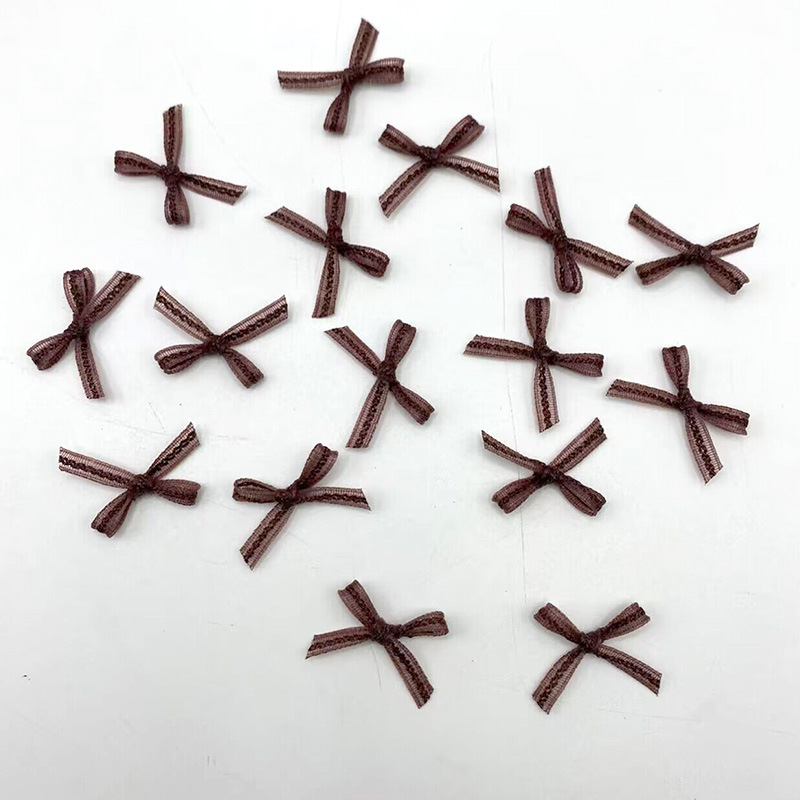 스몰 사이즈 오간자 손 매듭 [다크 브라운]]