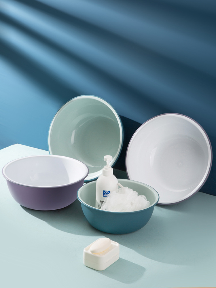Universal plastic washbasin for students for home use for laundry