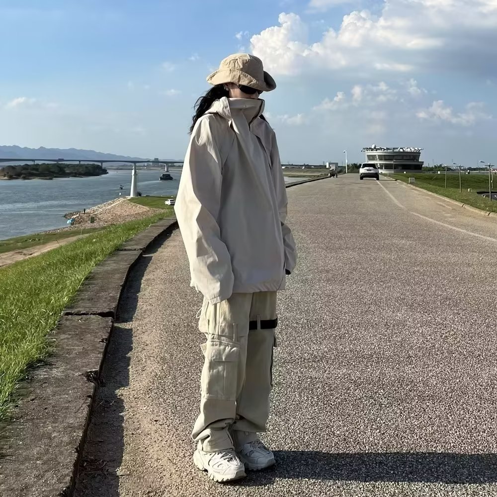 Ins High Street Trend Brand 2024 Primavera y otoño Chaqueta guapa Estilo de Hong Kong para hombres Estilo Harajuku japonés Chaqueta suelta de tendencia coreana