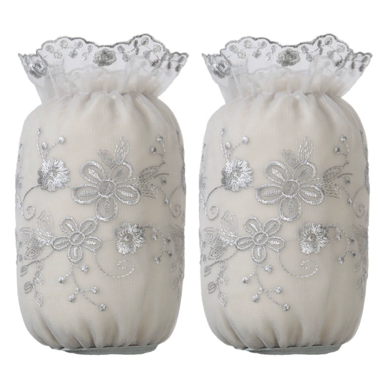 Новый женский кружевной рукав с вышивкой, короткий пуховик с защитой от обрастания, офисный рукав с рукавом для защиты от грязи, студенческий рукав