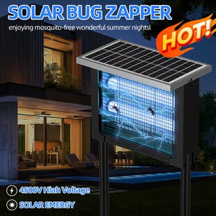 Outdoor Solar Mosquito Killer Lamp Courtyard Led Smart Mosquito Killer Lamp Community Breeding Site Plug-In Mosquito Killer Lamp to Repel Mosquitoes