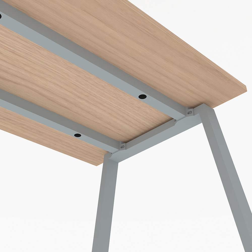 Fabricantes de muebles de oficina personal escritorio de computadora mesa de hierro forjado mesa de finanzas de acero mesa de oficina personal suministro de escritorio transfronterizo