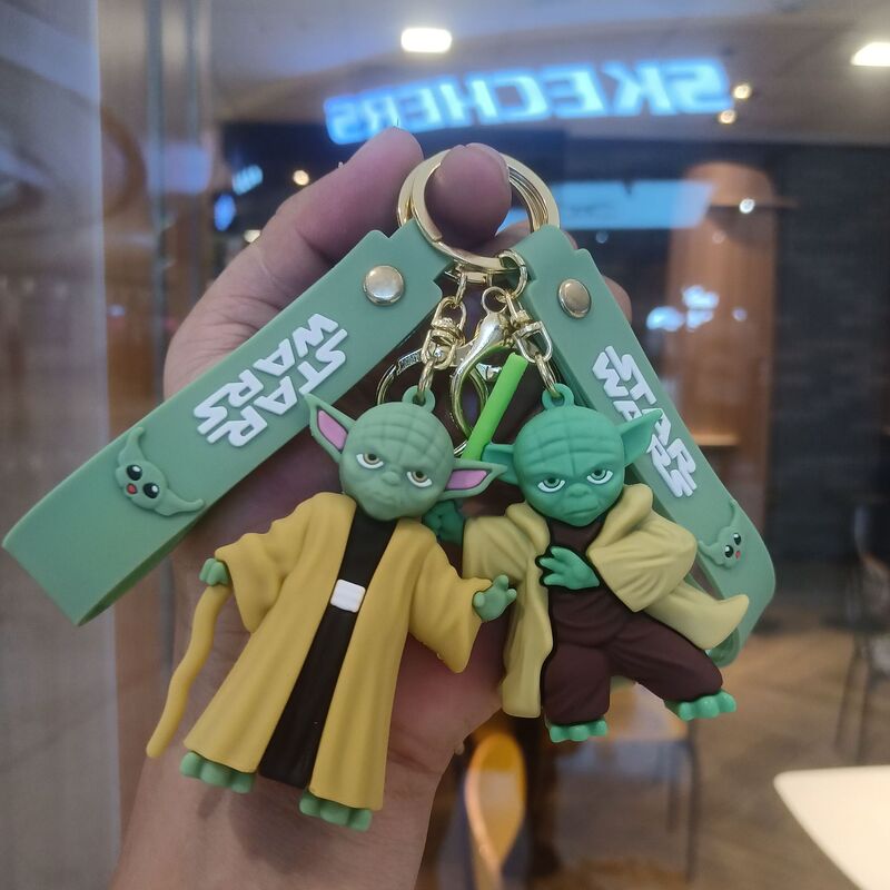 New Star Wars Cartoon Keychain Cute Doll Car Keychain Yoda Backpack Pendant Gift Wholesale New Star Wars Cartoon Keychain Cute Doll Car Keychain Yoda Backpack Pendant Gift Wholesale