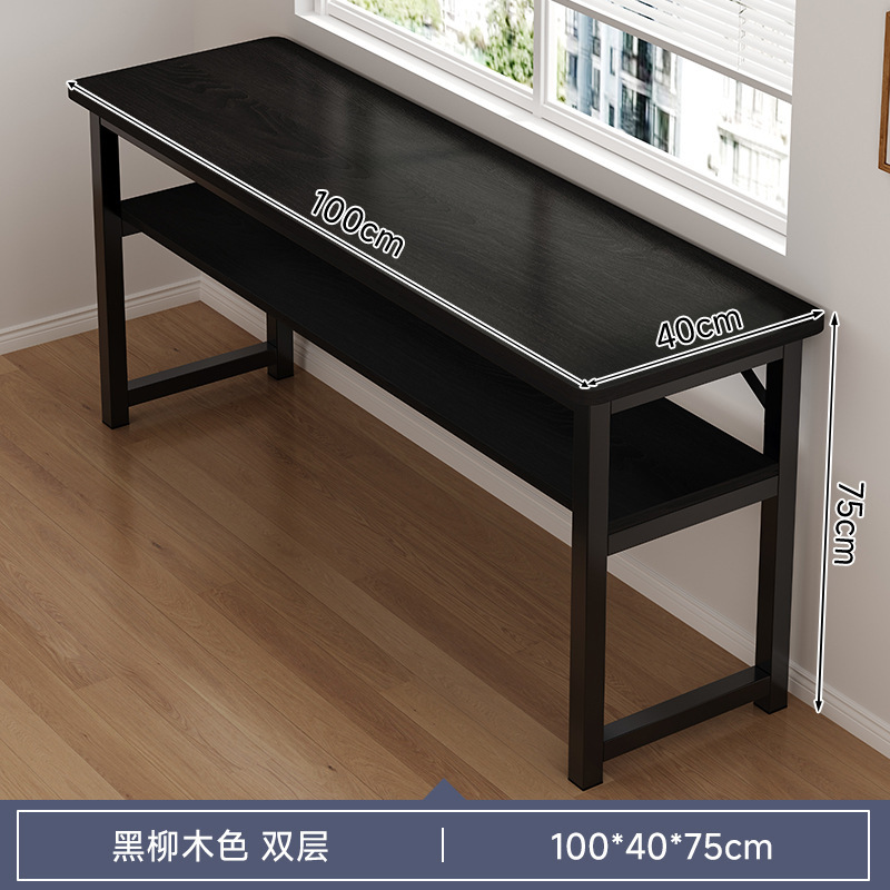 Mesa para habitación, dormitorio, escritorio de estudio, uso doméstico, mesa larga para niñas, casa de alquiler, escritorio de trabajo montado en la pared, escritorio de computadora para balcón estrecho.