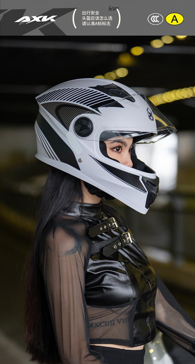 3C certification electric motorcycle helmet men's four seasons general new national standard battery car women's winter warm safety helmet