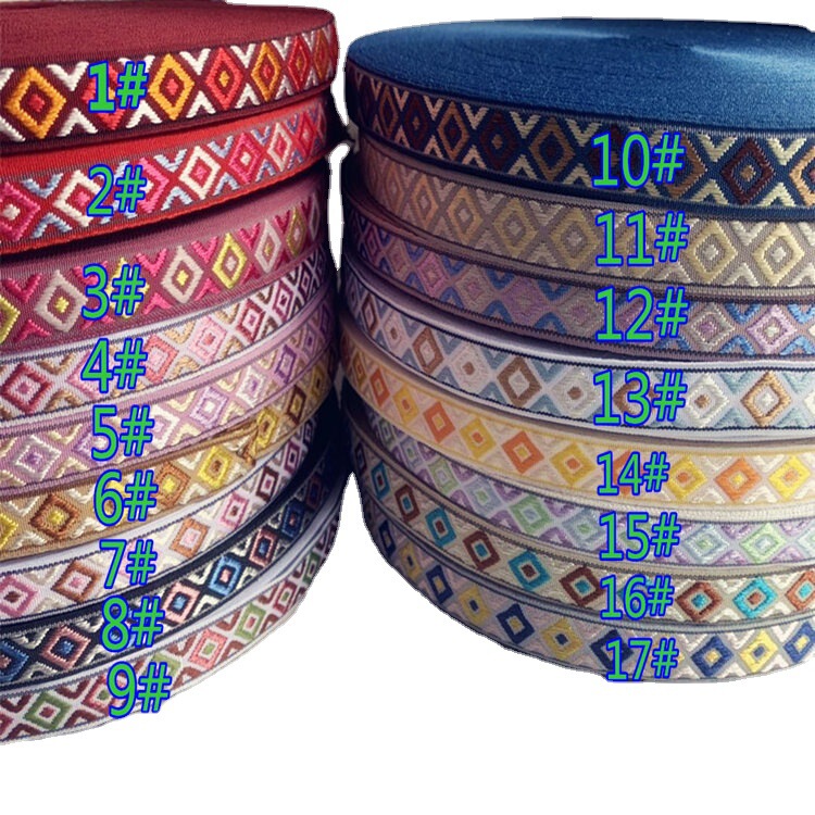 Tuan Fan Hanging Curtain Clothing Apparel Home Textile Four-piece Set Polyester Ribbon National Jacquard Ribbon Spot Tuan Fan Hanging Curtain Clothing Apparel Home Textile Four-piece Set Polyester Ribbon National Jacquard Ribbon Spot