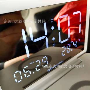 Alarm Clock Electroplated Pc Display Window Lens Pet Decorative Lens Decorative Display Nameplate Avoid Light Transmission Area