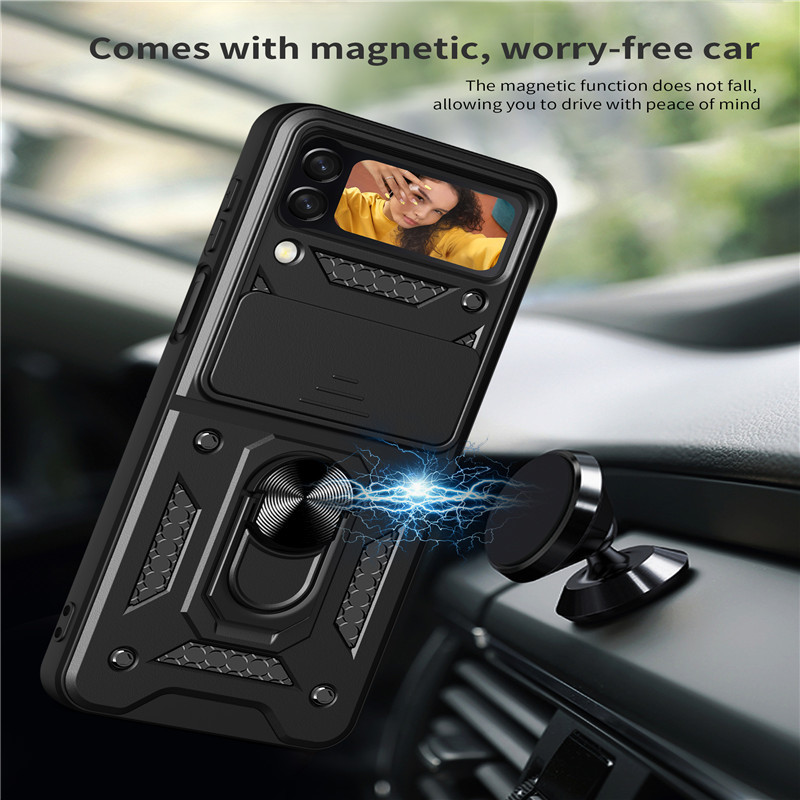 Schutzhülle Für Samsung Z Flip Schiebe-fenster Design Klappbar_voghion.com