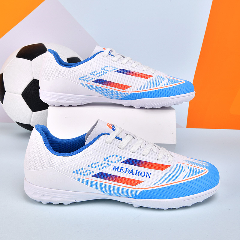 Foreign Trade Football Shoes Long Spikes Ag Broken Spikes Tf Men's and Women's Wear-Resistant Training Youth Students Artificial Grass Football Shoes