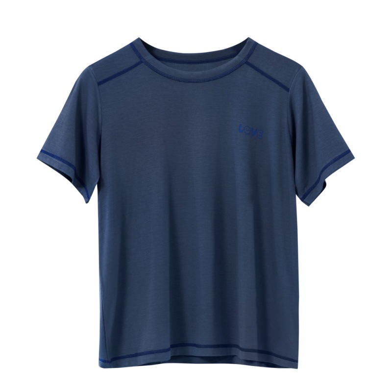 Single top top-Tibetan blue color