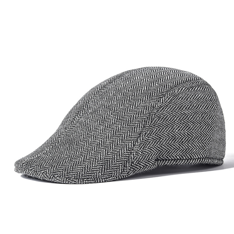 Gorra Plana para Hombre Mayor de Algodón y Poliéster Térmica para Invierno image 9