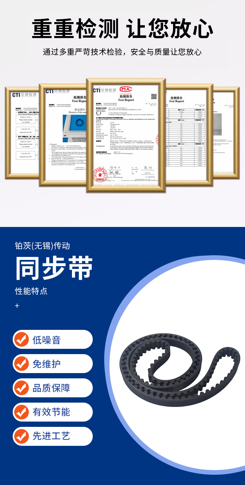 1204-0113 40024-09A Motorcycle Belt Suitable for Harley-Davidson