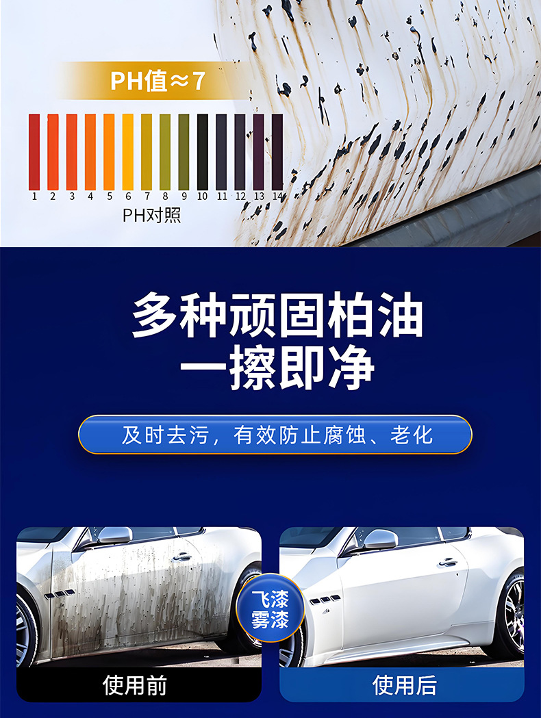 Kasibo Asphalt Cleaner, Cleaning Agent, Car Decontamination Remover, Shellac Remover, Cleaning and Maintenance, Powerful Decontamination