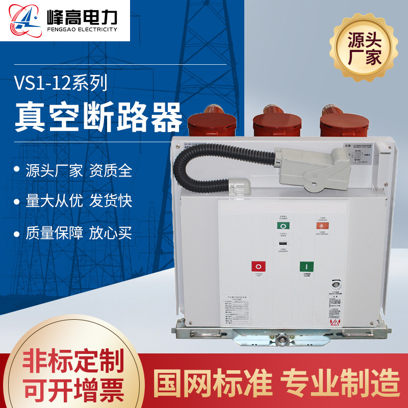 厂家供应 真空断路器VS1-12固定式户内高压真空断路器