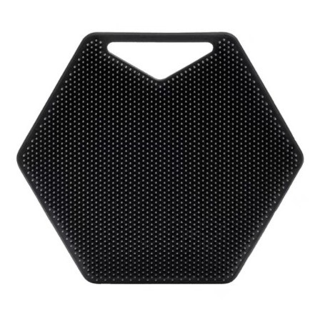 Cepillo de baño de silicona, cepillo de cerdas suaves, ventosa hexagonal, cepillo para lavar la cara, mango, cepillo de masaje para lavar el cabello, cepillo de baño hexagonal