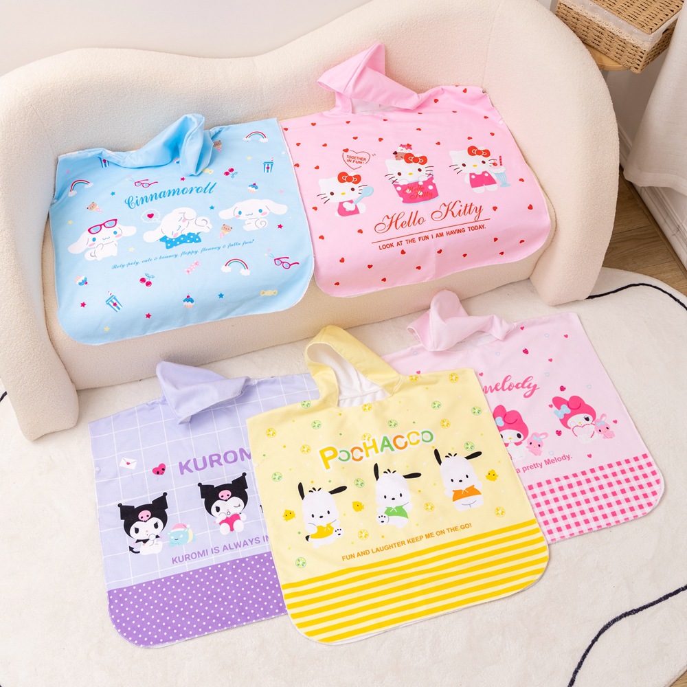 만화 가정용 목욕 수건 망토 착용 가능한 목욕 치마 두꺼운 흡수성 큰 수건 비치 타월 부드러운 빠른 건조 후드 목욕 가운