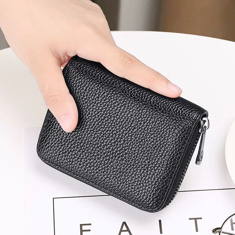 Titular de la tarjeta de los hombres titular de la tarjeta anti-degaussing pequeño cepillo ultra-fino titular de la tarjeta de Certificado de gran capacidad titular de la tarjeta hembra integrado