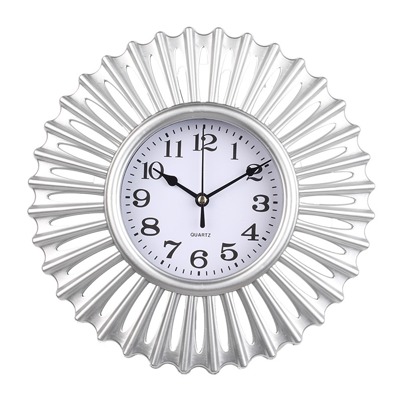 Fábrica original de Amazon al por mayor relojes europeos relojes de pared sala de estar silenciosa casa simple moda relojes de cuarzo pared