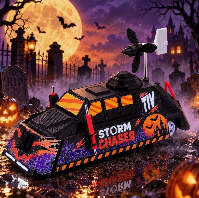 Storm Chaser [Movable and Liftable] TIV2 Storm Interceptor Vehicle Chaser Model Collectible Creative Gift