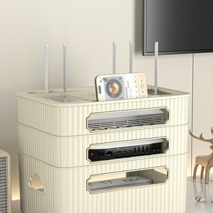 Wifi Router Storage Box Tv Set-Top Box Rack Socket Wire Organizer Wireless Optical Cat Tao Qi