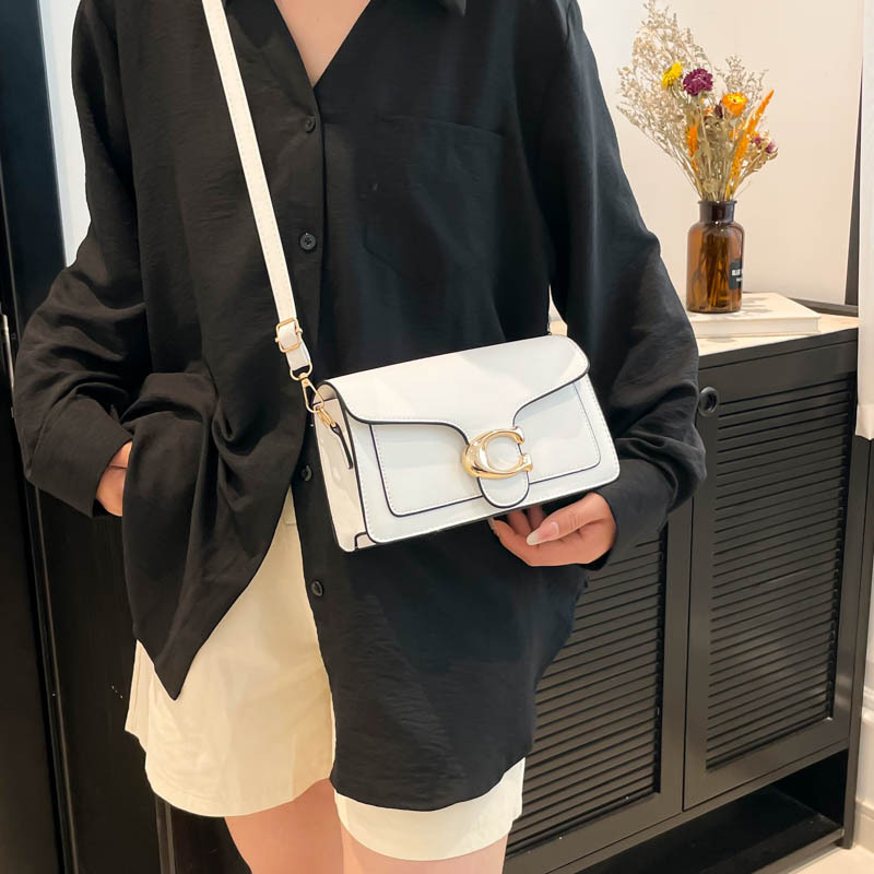 夏季新款小众包包女2025高级质感纯色简约百搭小方包通勤单肩女包|undefined