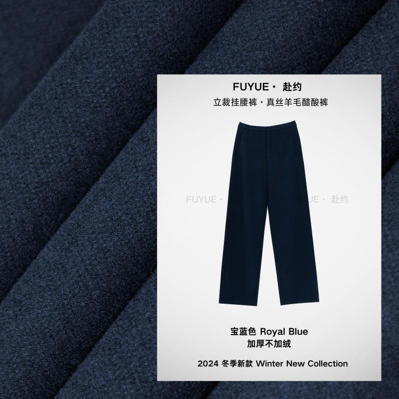 Royal blue plus long pants length 108cm