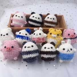 手工钩针编织毛线玩偶民间工艺品礼物娃娃挂件摆摊成品